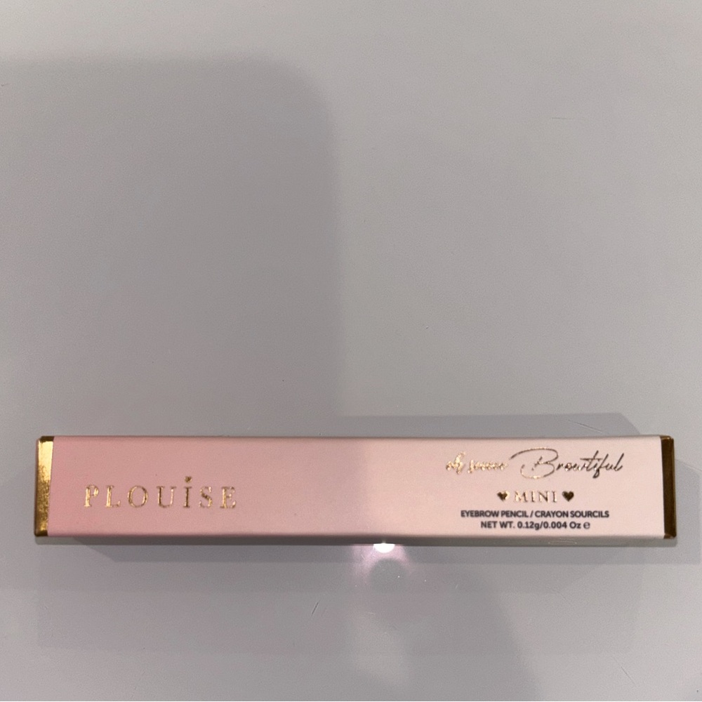 PLOUISE Oh You’re Browtiful Mini Eyebrow Pencil, color:mochaccino, NEW